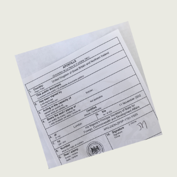 Picture of Apostille Applications